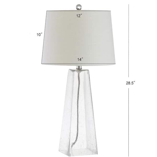 JONATHAN Y Dylan 28.5 in. Clear Glass Table Lamp JYL2006A - The