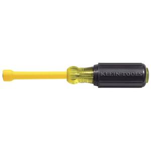 3/8 in. Coated Nut Driver with 3 in. Hollow Shaft- Cushion Grip Handle