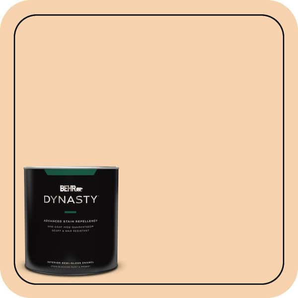 BEHR DYNASTY 1 qt. #M240-3 Ice Cream Parlour Semi-Gloss Enamel Interior Stain-Blocking Paint & Primer