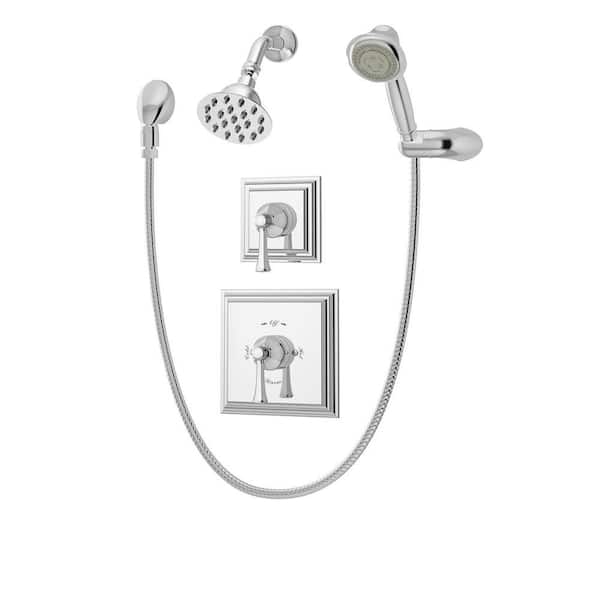 Symmons Canterbury Single-Handle 3-Spray Tub and Shower Faucet in Chrome (Valve Included)