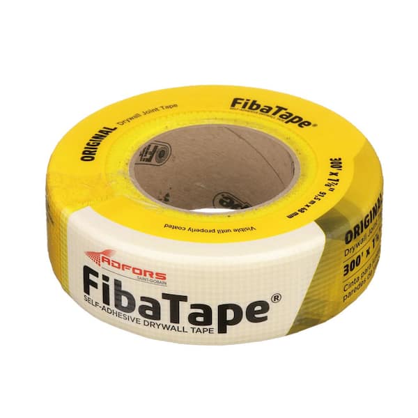 Saint-Gobain ADFORS FibaTape Standard White 1-7/8 in. x 300 ft.  Self-Adhesive Mesh Drywall Joint Tape FDW8665-U - The Home Depot