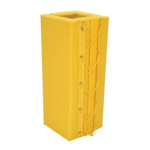 3 ft. 11 in. Yellow Square Column Protective Pad