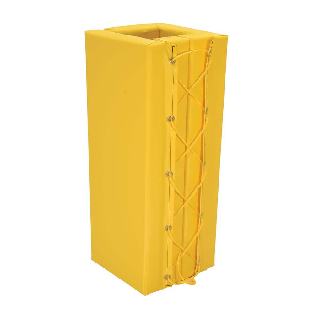 Vestil 3 Ft 6 In Yellow Square Column Protective Pad V Pad S 36 Y