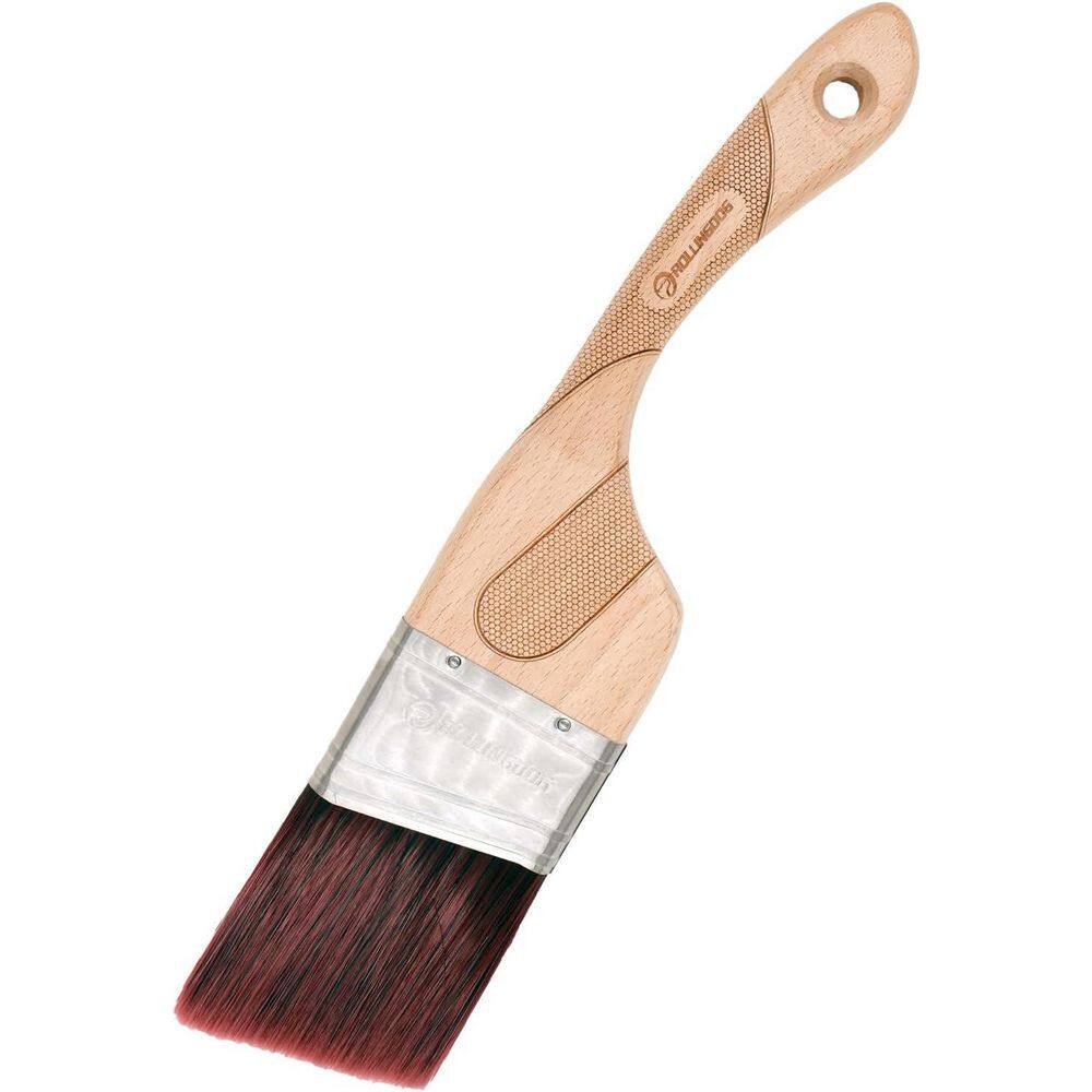 2 1/2 in. Angular Paint Brush with Ergonomic Beech Wooden Handle Easy Clean Synthetic Filaments for Detail Work price history on PriceWatchPro