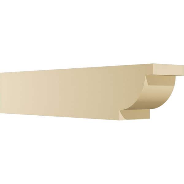 Ekena Millwork Standard Alpine 5 in. W x 6 in. H x 30 in. D Signature Urethane Rafter Tail Outlooker