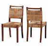 bali & pari Cordoba Natural Seagrass Dining Chair (Set of 2) 249-2P-13842-HD