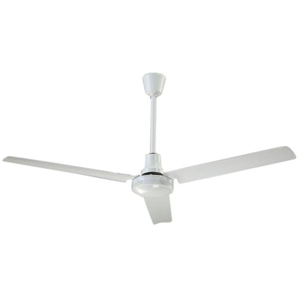 Unbranded Industrial 56 in. White High Performance Indoor/Outdoor Ceiling Fan