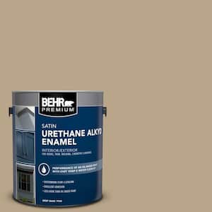 1 gal. #710D-4 Harvest Brown Urethane Alkyd Satin Enamel Interior/Exterior Paint
