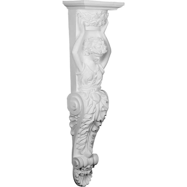 Ekena Millwork 10-1/8 in. x 40-1/8 in. x 7-5/8 in. Polyurethane Damon Corbel