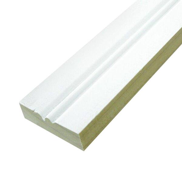 American Wood Moulding 1 in. x 3 in. x 8 ft. Beaded Board-DISCONTINUED