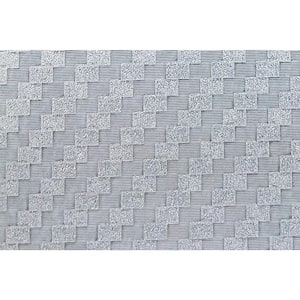 Tiles Silver Vinyl Strippable Roll (Covers 26.6 sq. ft.)