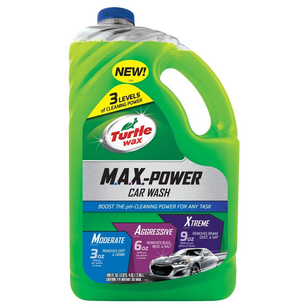 Turtle Wax 50597-4PK MAX-Power Car Wash (100 Ounce, Pack of 4)