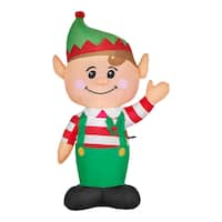 Home Accents Holiday 3.5-ft. LED Elf Inflatable