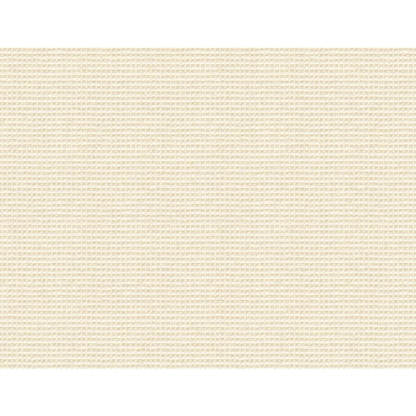Seabrook Designs 60.75 sq. ft. Metallic Gold and Cream Faux Wool Weave Paper Unpasted Wallpaper Roll