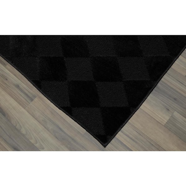 Diamond Black 5 ft. x 7 ft. Area Rug