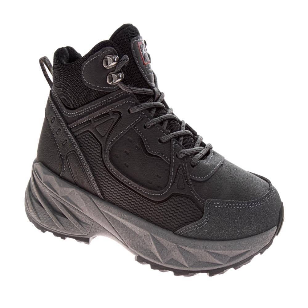 Avalanche Men's Work Hiking Boots, Mid-Top Lace-Up Outdoor Trail Boots with High-Traction Sole