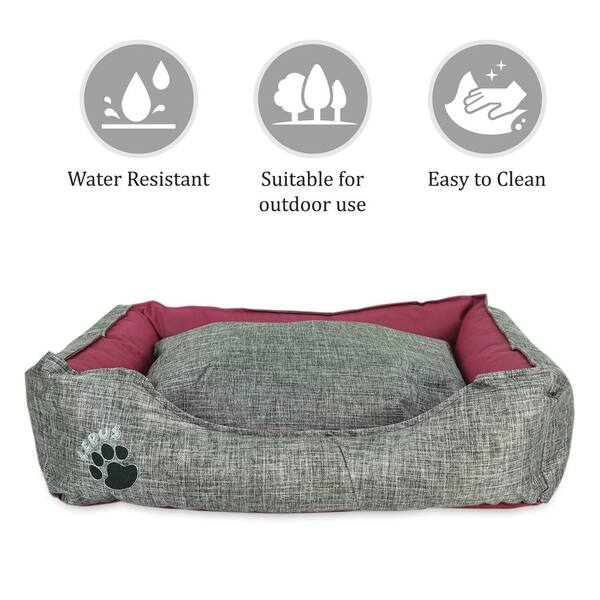 Waterproof outdoor outlet dog bed