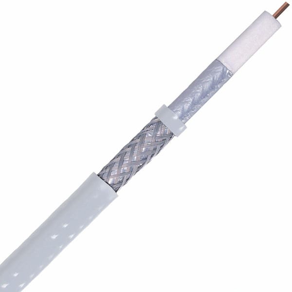 Unbranded Digiwave 1000 ft. White RG6 Coaxial Cable