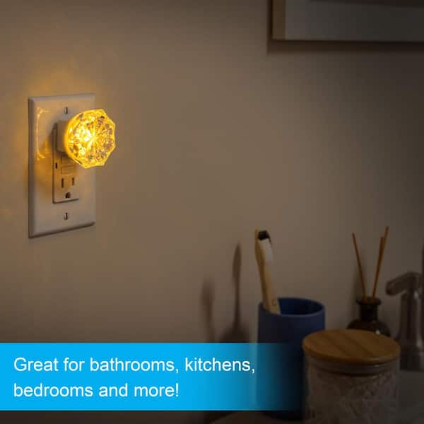 Amerelle Motion Sensor Night Light - LED Plug In Night Light With