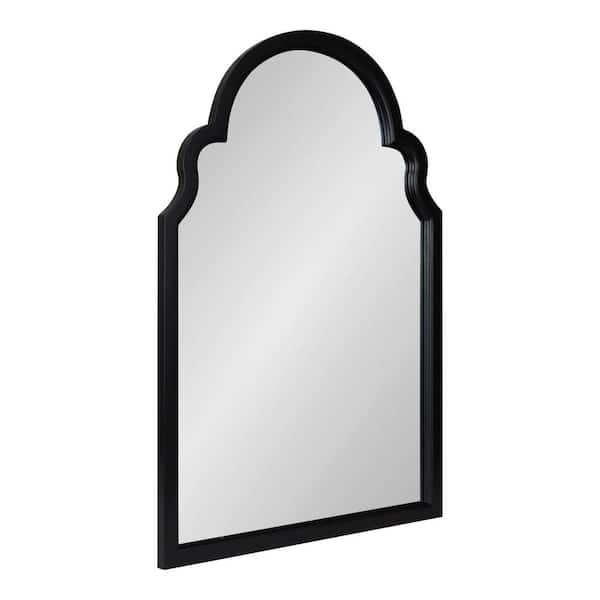 Kate and Laurel Hogan Arch Black Wall Mirror (35.98 in. H x 24.02 in. W)