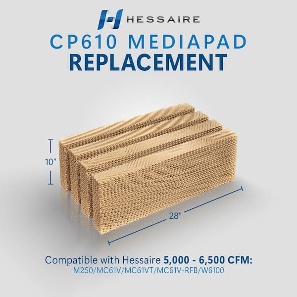 10 in. x 28.5 in. Replacement Media Pad for 5300-6100 CFM Evaporative Coolers