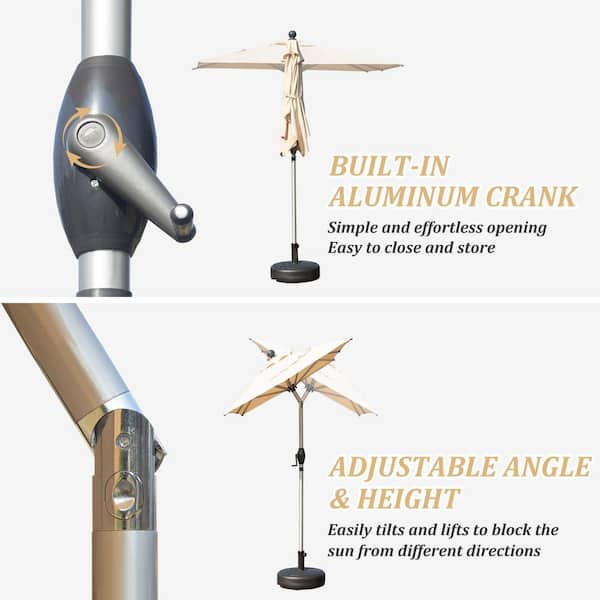 crank assembly patio umbrella MOONDKIST Replacement Parts, Cantilever Umbrella Crank Handle, Adjustable Offset Umbrella Crank Handles Accessories for Outdoor Parasol : Patio, Lawn & Garden Durable crank Ainfox 9FT Outdoor Patio Umbrella