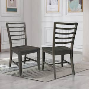 Coal Soma Ladderback Dining Chair (set of 2)