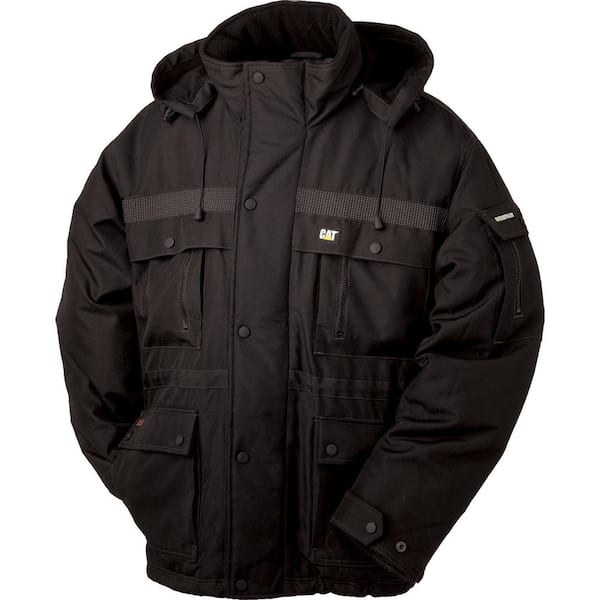 black warm waterproof jacket