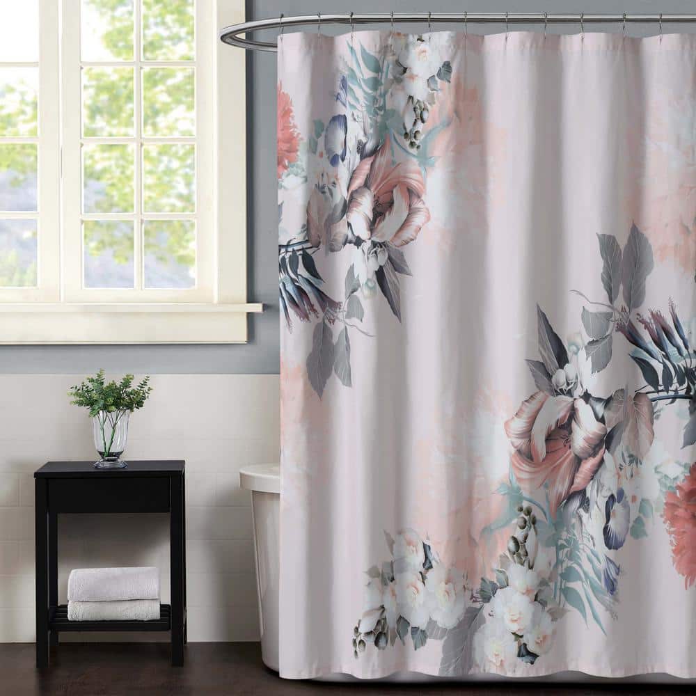 Christian Siriano Dreamy 72 in. Floral Shower Curtain SC27326200 The