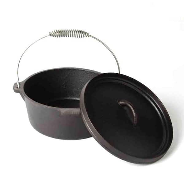 BBQ Dragon Heavy-Duty Cast Iron Dutch Oven Designed for Grills and