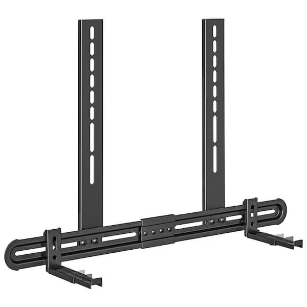 Universal Soundbar Mount, No-Slip Base Holder Extends 3.46"- 6.06" Sound Bar TV Bracket, Maximum Compatible Size 24 in.