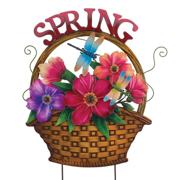 Basket Flower Stake-Spring