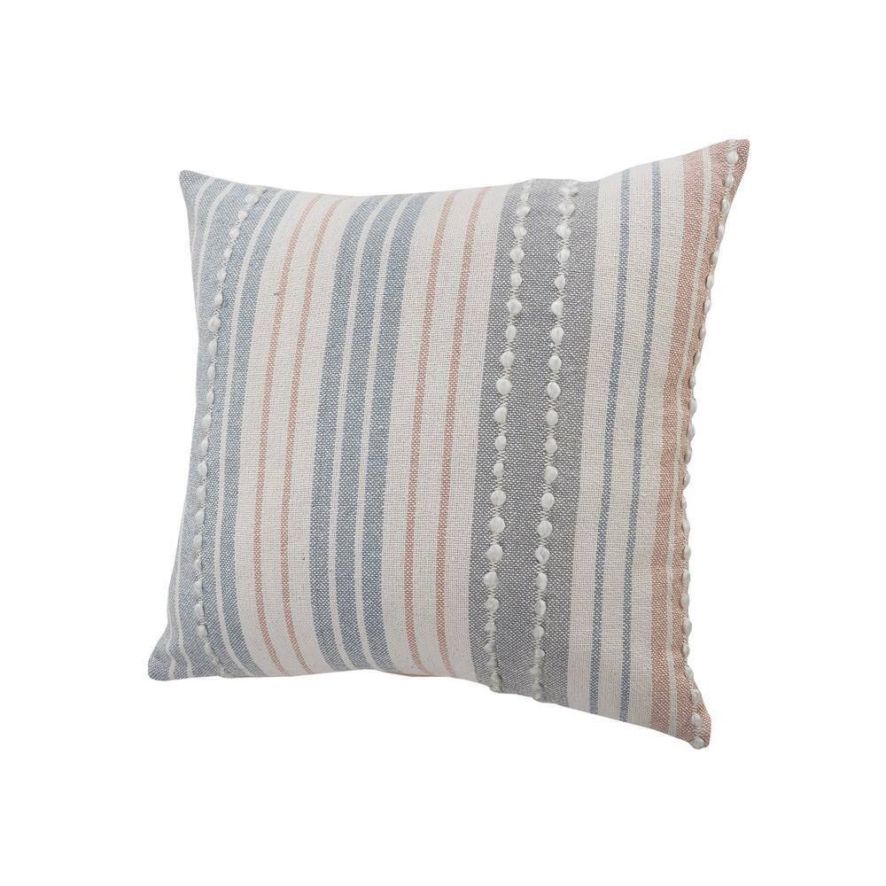 Rajani Home Sophiia Striped Cotton Throw Pillow