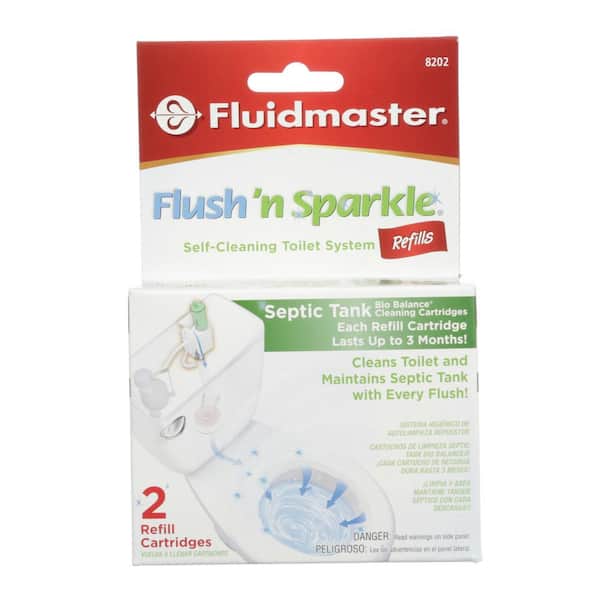 Flush 'n Sparkle Septic Toilet Cleaning System Refills
