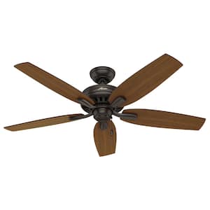 Newsome 52 in. Indoor/Outdoor Premier Bronze Ceiling Fan For Patios or Bedrooms