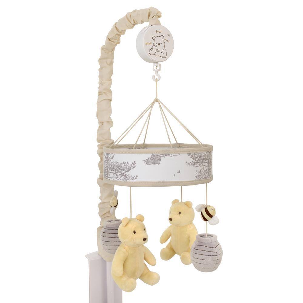 Disney Classic Pooh Gray Musical Mobile 9703079R - The Home Depot