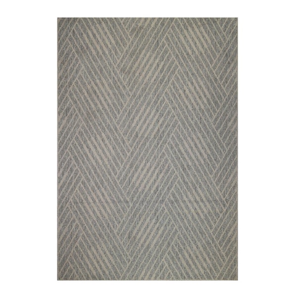 Maryland 8 ft. X 10 ft. Cream Geometric Area Rug