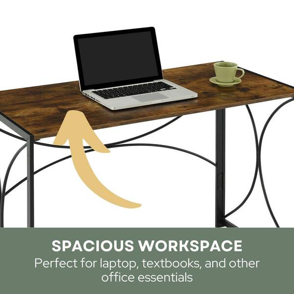 Convenience Concepts Nova 39.5 in. Rectangle Barnwood/Black