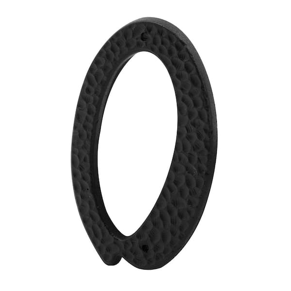 3 in. House Letter F, Diecast, Black Finish