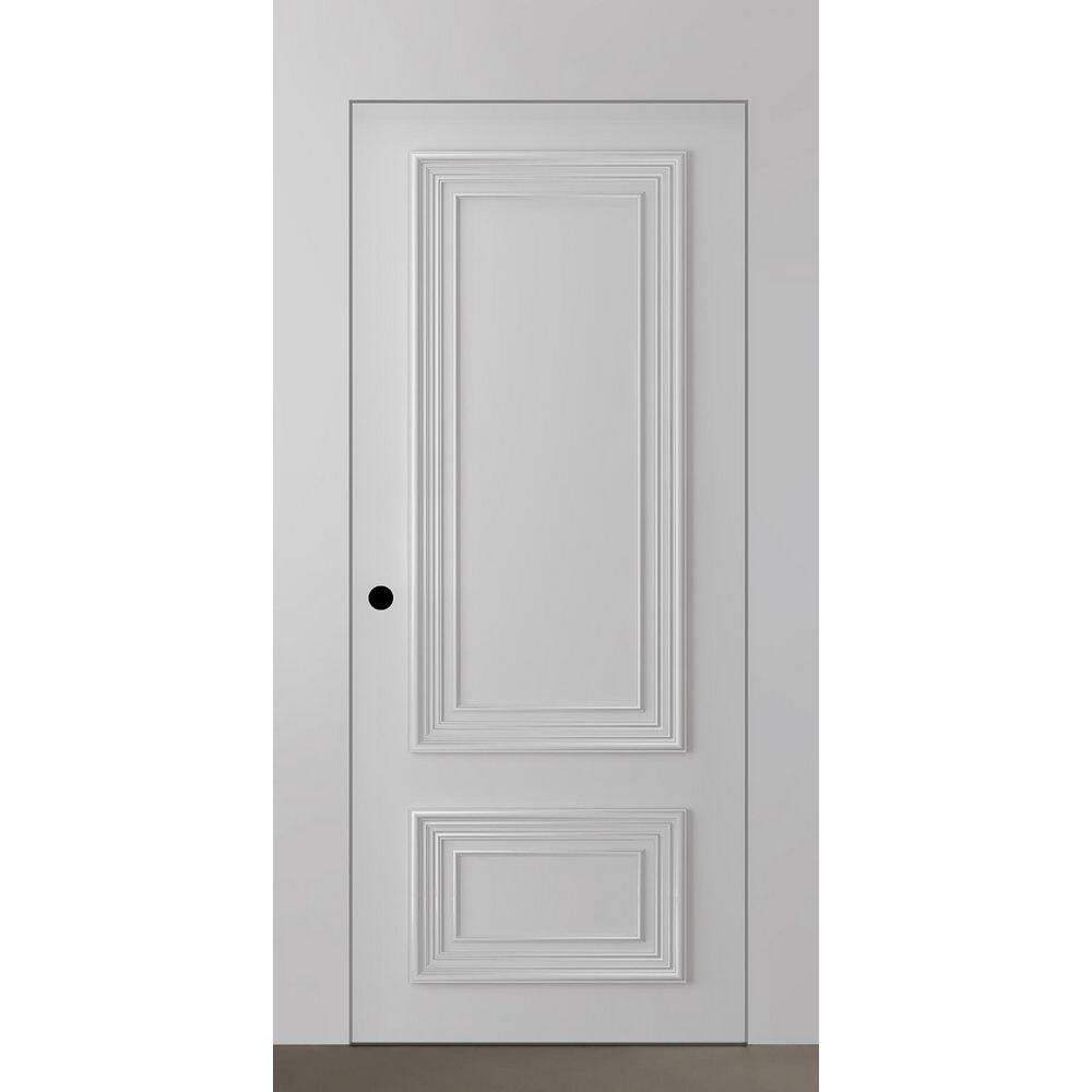 Palazzo 2-Panel 24 in. x 84 in. Left-Handed Primed Composite Wood Single Prehung Interior Door with Hidden Frame Regular price history on PriceWatchPro