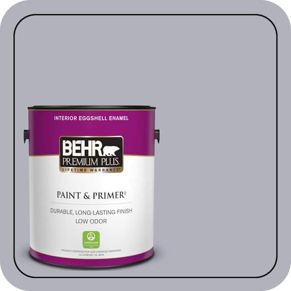 BEHR PREMIUM PLUS 1 gal. #N540-3 Vanity Eggshell Enamel Low Odor Interior Paint & Primer