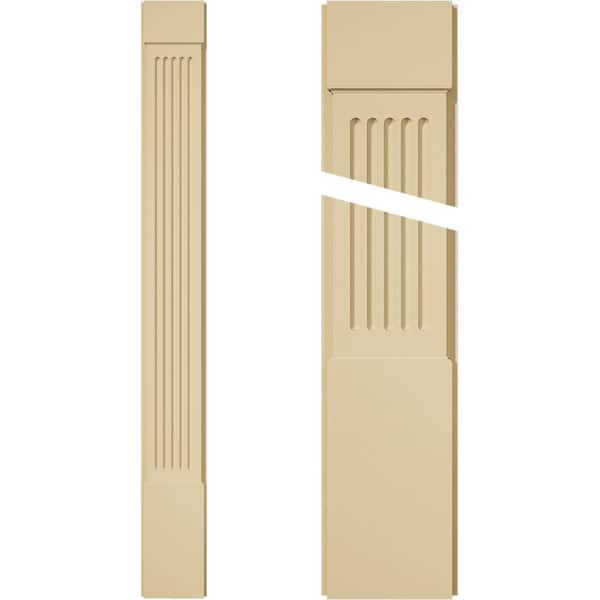 Ekena Millwork 2 in. D x 9 in. W x 82 in. L Primed Polyurethane Pilaster 1- Pack
