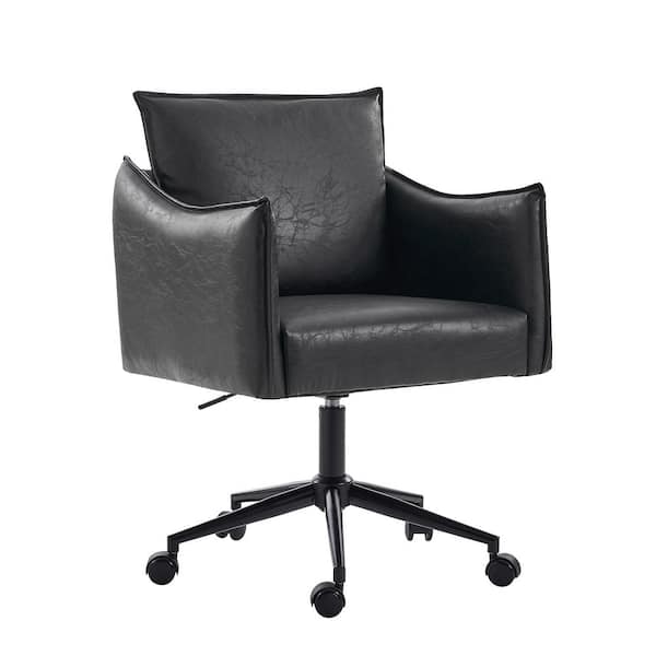 JAYDEN CREATION Gordon BLACK Mid-Century Modern Height-Adjustable ...