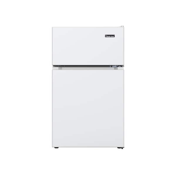 Magic Chef 4.5 cu. ft. Mini Fridge with True Freezer in Stainless Look  HMTR450SE - The Home Depot