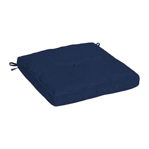 Plush PolyFill 20 x 20 in. Sapphire Blue Leala Square Outdoor Seat Cushion