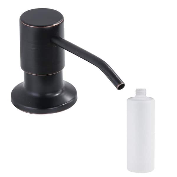 Oil Rubbed Bronze Stainless Steel Soap Dispenser for Kitchen Sink with 6.6 inch Bottle