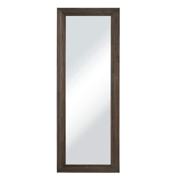 Dovelina 65 in. x 22 in. Farmhouse Rectangle Framed Full-Length Leaning Mirror