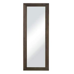 65 in. x 22 in. Farmhouse Rectangle Framed Full-Length Leaning Mirror