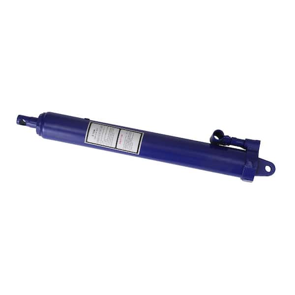 3 Ton Hydraulic Long Ram Bottle Jack with Handle,Lifting Cylinder for Garage Crane,Farm Equipment Repair