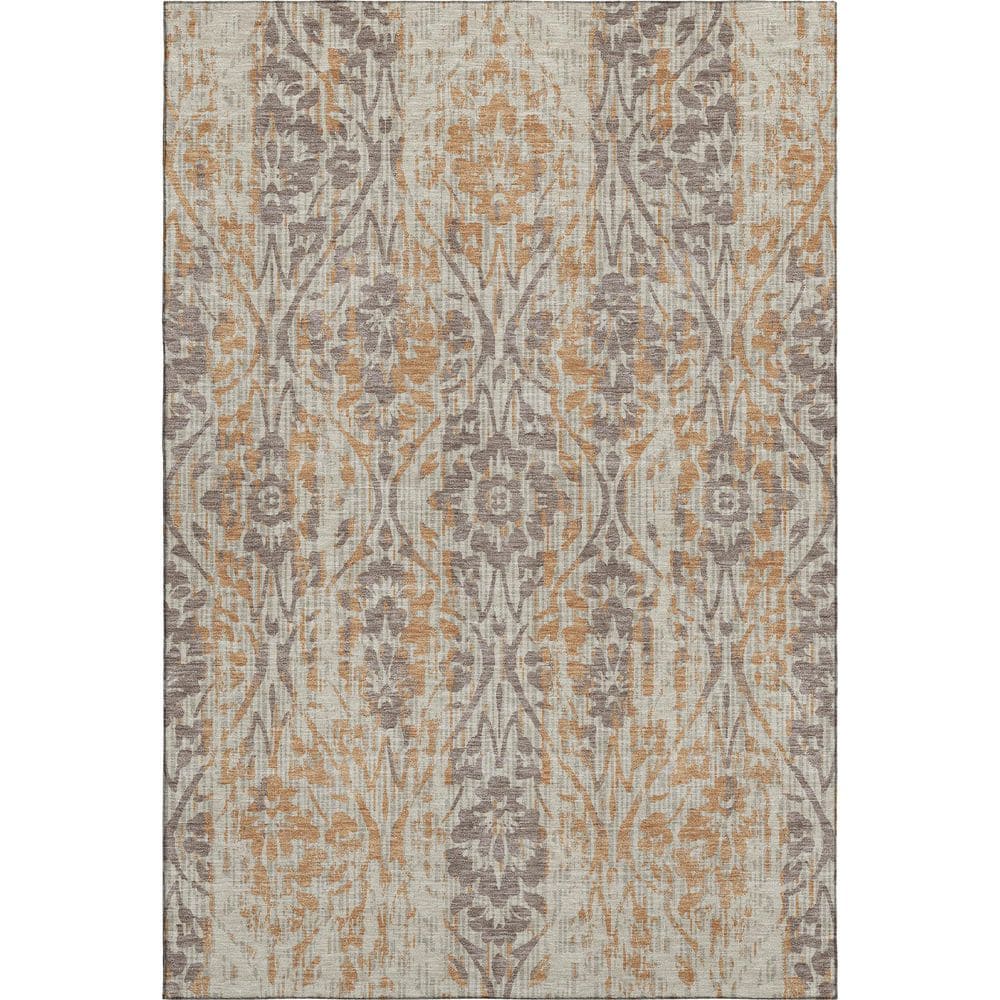 Mayfield Premium Machine Washable Abstract AMF2482 Beige 5 ft. x 7 ft. 6 in. Area Rug price history on PriceWatchPro